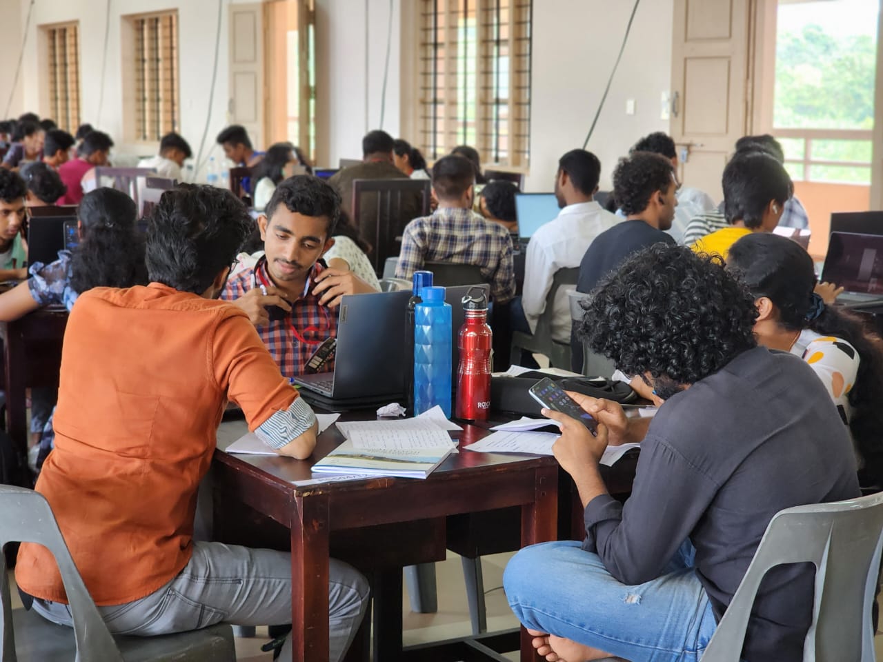 Participants at work