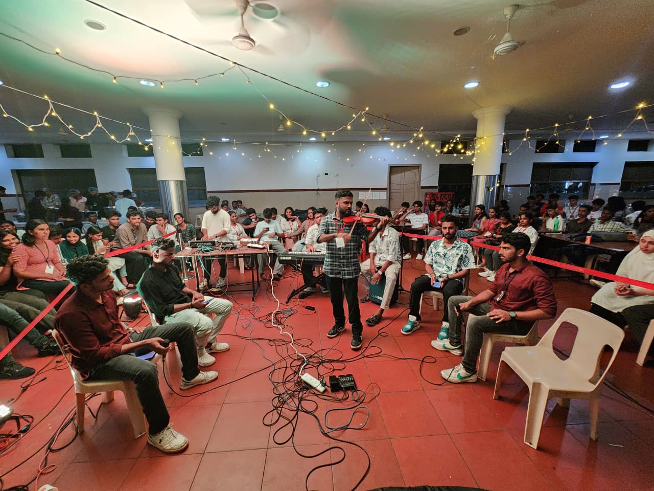 Participants at an earlier NASA Space Apps Kanjirappally Local Event